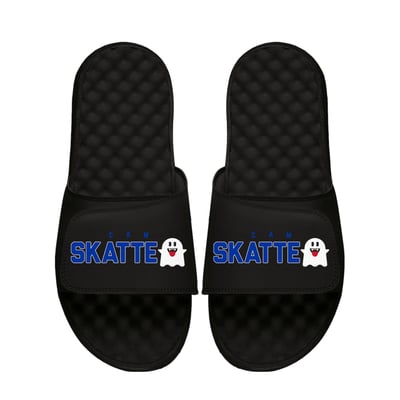 Cam Skattebo NFLPA ISlide Unisex Ghost Wordmark Slide Sandals
