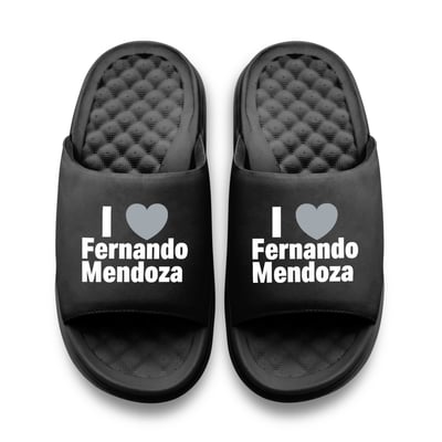 Fernando Mendoza NFLPA ISlide Unisex I Heart Motive Slide Sandals