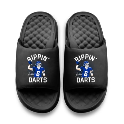 Jaxson Dart NFLPA ISlide Unisex Rippin' Darts Motive Slide Sandals