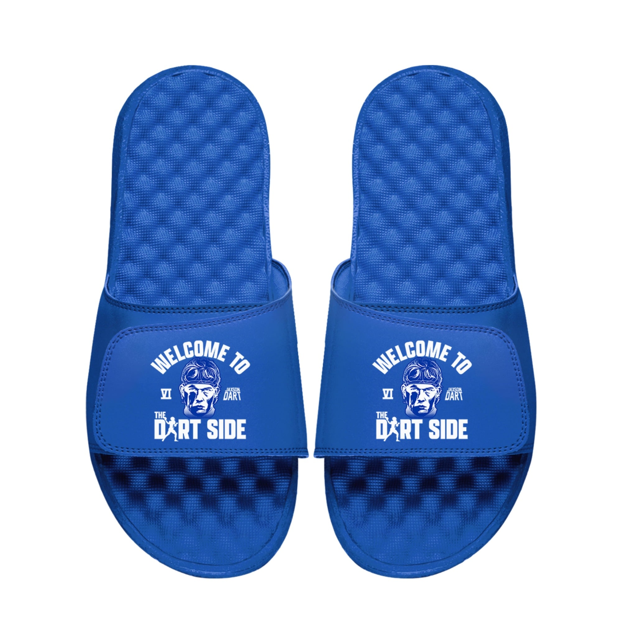 ISlide Jaxson Dart NFLPA Unisex The Dart Side Slide Sandals