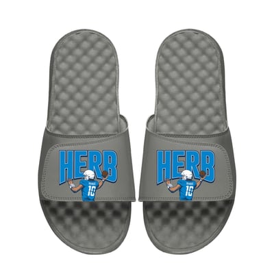 Justin Herbert NFLPA ISlide Unisex Herb Wordmark Slide Sandals