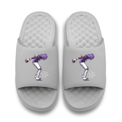 Justin Jefferson NFLPA ISlide Unisex Griddy Celebration Motive Slide Sandals