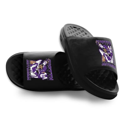 Justin Jefferson NFLPA ISlide Unisex Masterpiece Motive Slide Sandals
