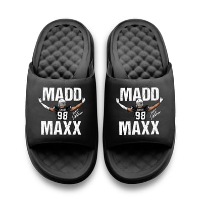 Maxx Crosby NFLPA ISlide Unisex Madd Maxx Motive Slide Sandals