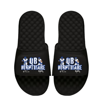 Myles Garrett & Aaron Donald NFLPA ISlide Unisex QB Nightmare Slide Sandals