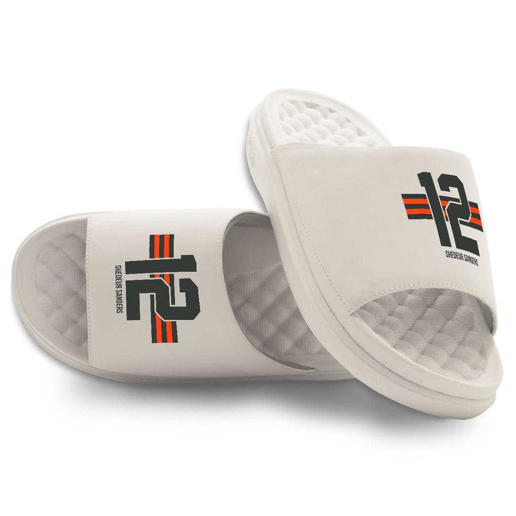 Shedeur Sanders ISlide Unisex Stripes Motive Slide Sandals 