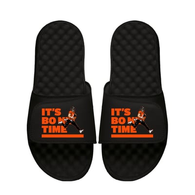 Bo Nix ISlide x BreakingT Unisex Bo Time Slide Sandals - Black