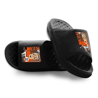 Bo Nix NFLPA ISlide x BreakingT Unisex Player Poster Motive Slide Sandals