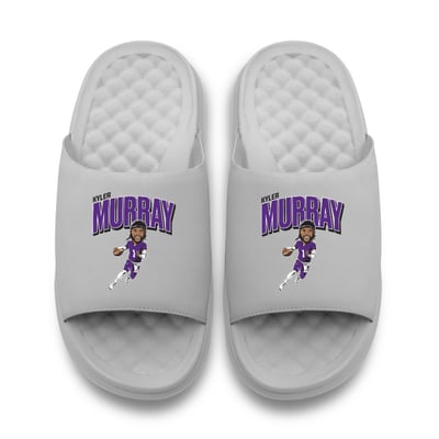 Kyler Murray NFLPA ISlide x BreakingT Unisex Player Caricature Motive Slide Sandals