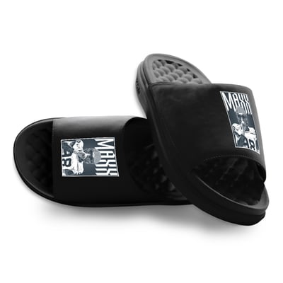 Maxx Crosby NFLPA ISlide x BreakingT Unisex Player Poster Motive Slide Sandals