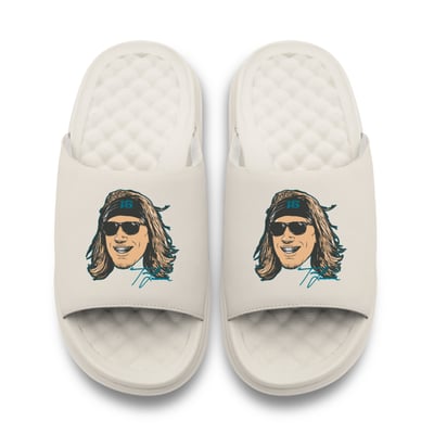 Trevor Lawrence NFLPA ISlide x BreakingT Unisex Swag Head Motive Slide Sandals