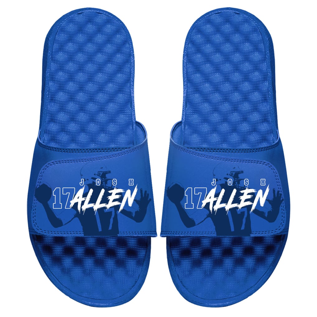 Josh Allen Buffalo Bills Royal Tonal Pop Slide Sandals Size 10 Josh Allen NFLPA ISlide Number Fan Slide Sandals - Royal main image 2