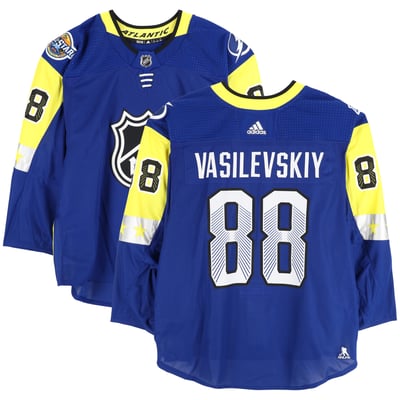 Andrei Vasilevskiy Atlantic Division Fanatics Authentic Player-Issued #88 Blue Jersey from the 2018 NHL All-Star Game