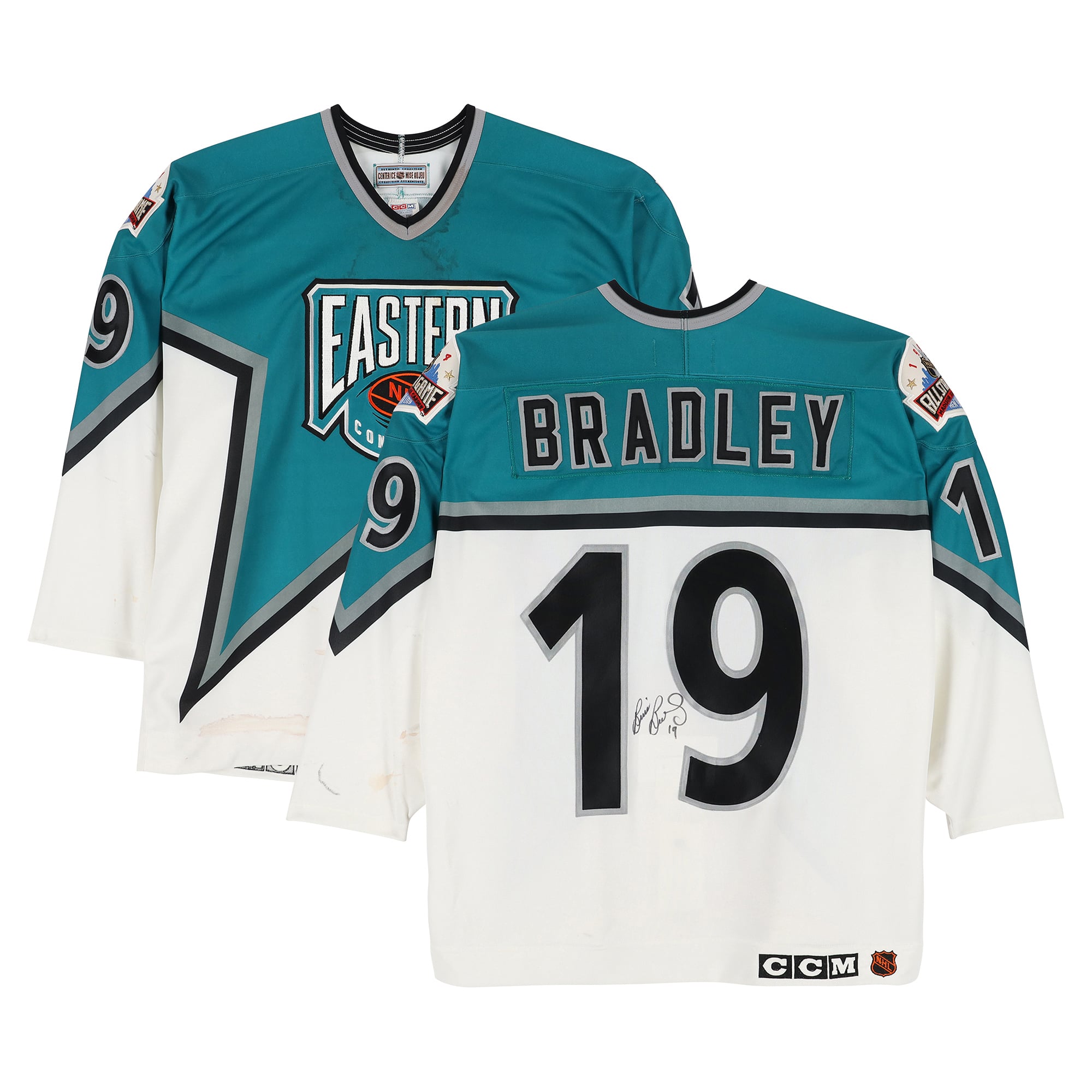 Brian Bradley Eastern Conference Autographed Fanatics Authentic Game ...
