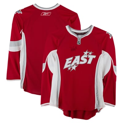 Daniel Alfredsson Eastern Conference Autographed Fanatics Authentic Team-Issued Red Jersey from the 2008 NHL All-Star Game