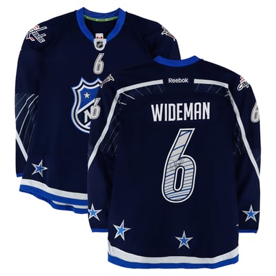Dennis Wideman Team Chara Autographed Fanatics Authentic Game-Used #6 Blue Jersey from the 2012 NHL All-Star Game 