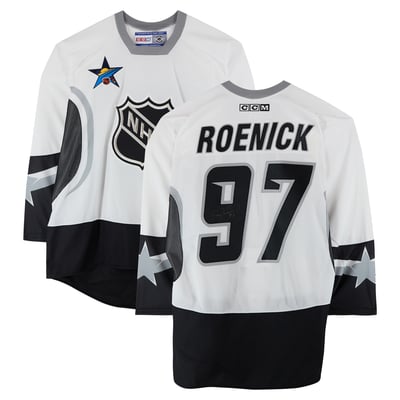 Jeremy Roenick Eastern Conference Autographed Fanatics Authentic Team-Issued #97 White Jersey from the 2003 NHL All-Star Game