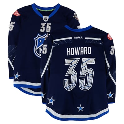 Jimmy Howard Team Chara Autographed Fanatics Authentic Game-Used #35 Blue Jersey from the 2012 NHL All-Star Game 
