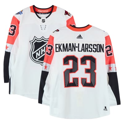 Oliver Ekman-Larsson Pacific Division Fanatics Authentic Game-Used #23 White Jersey from the 2018 NHL All-Star Game