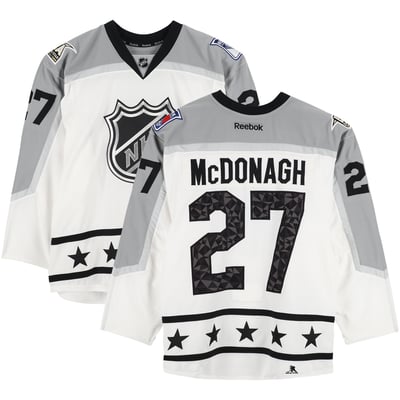 Ryan McDonagh Metro Division Fanatics Authentic Game-Used #27 White Jersey from the 2017 NHL All-Star Game