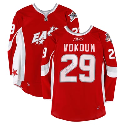 Tomas Vokoun Eastern Conference Autographed Fanatics Authentic Game-Used #29 Red Jersey from the 2008 NHL All-Star Game 
