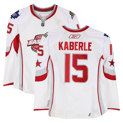 Tomáš Kaberle Eastern Conference Autographed Fanatics Authentic Game-Used #15 White Jersey from the 2007 NHL All-Star Game 