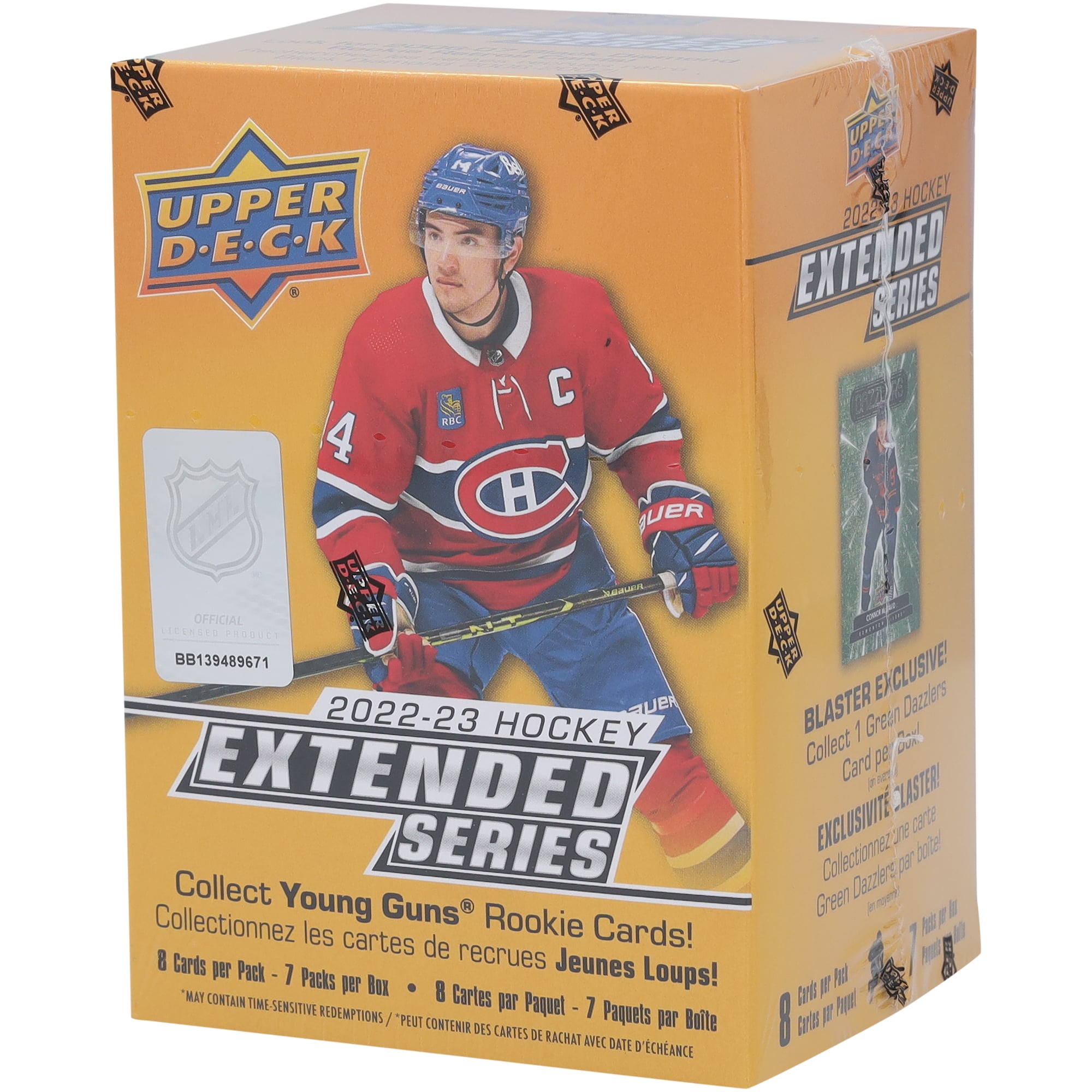 2022-23 Upper Deck Extended Series Hockey Blaster Box - Factory Sealed 2022-23 Upper Deck Extended Series Hockey Blaster Box - Factory Sealed