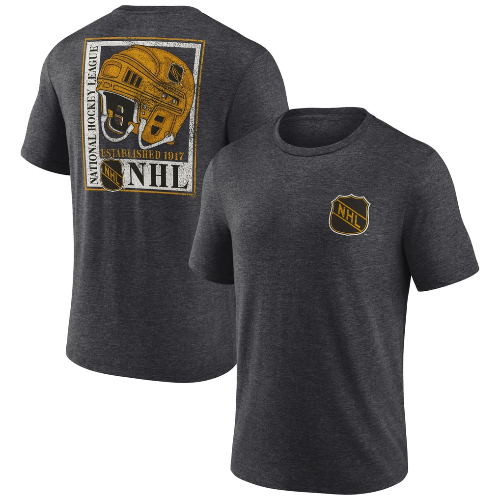  NHL Earnest Will Tri-Blend T-Shirt - Charcoal