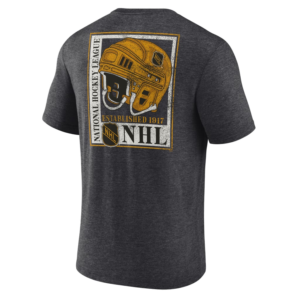  NHL Earnest Will Tri-Blend T-Shirt - Charcoal