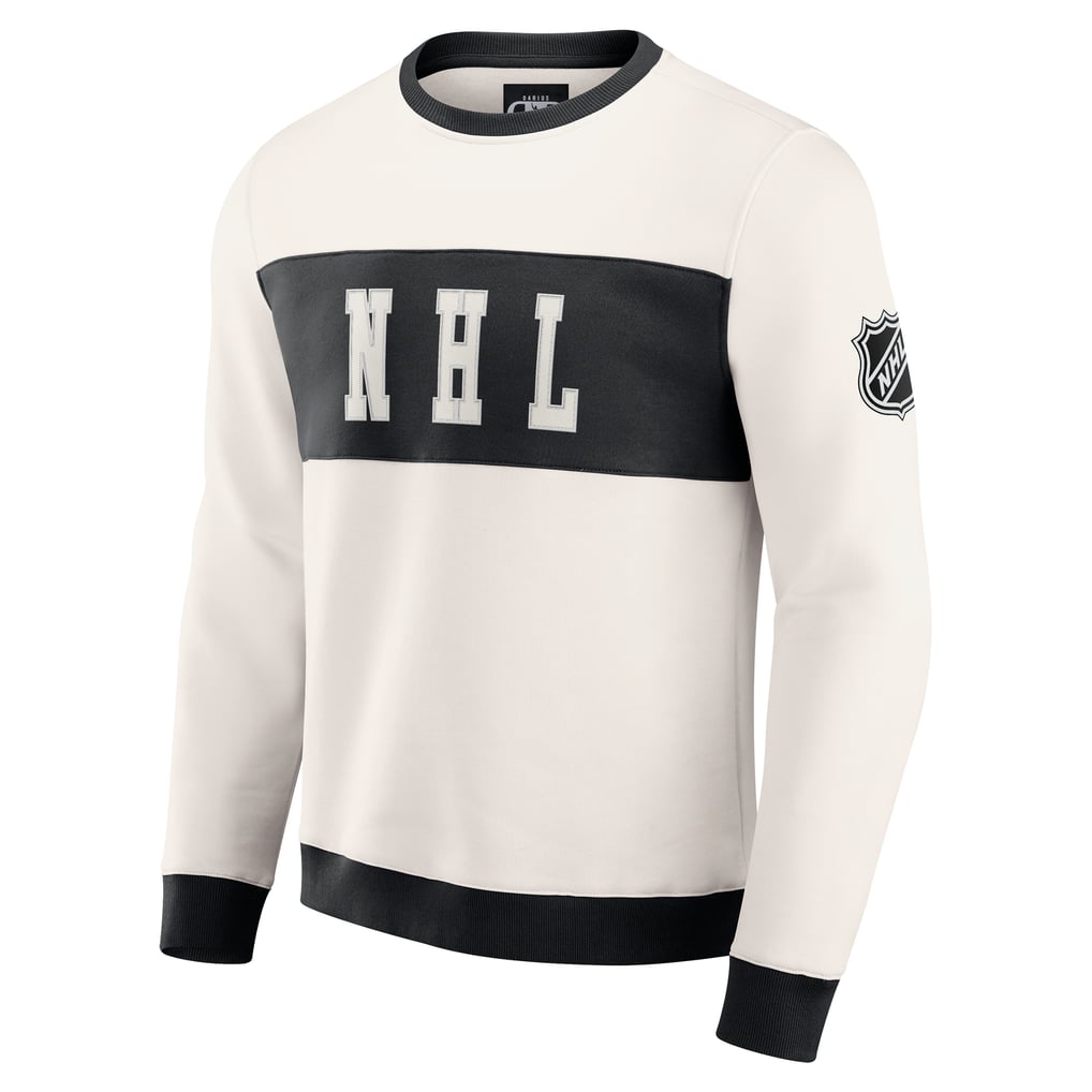  NHL-Logo Darius Rucker Collection by Fanatics Colorblock Pullover Sweatshirt - Cream