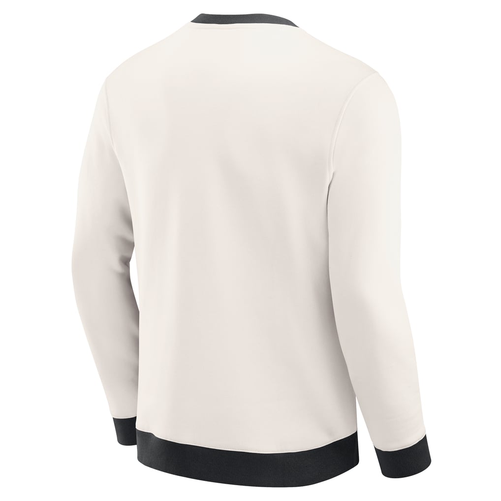  NHL-Logo Darius Rucker Collection by Fanatics Colorblock Pullover Sweatshirt - Cream