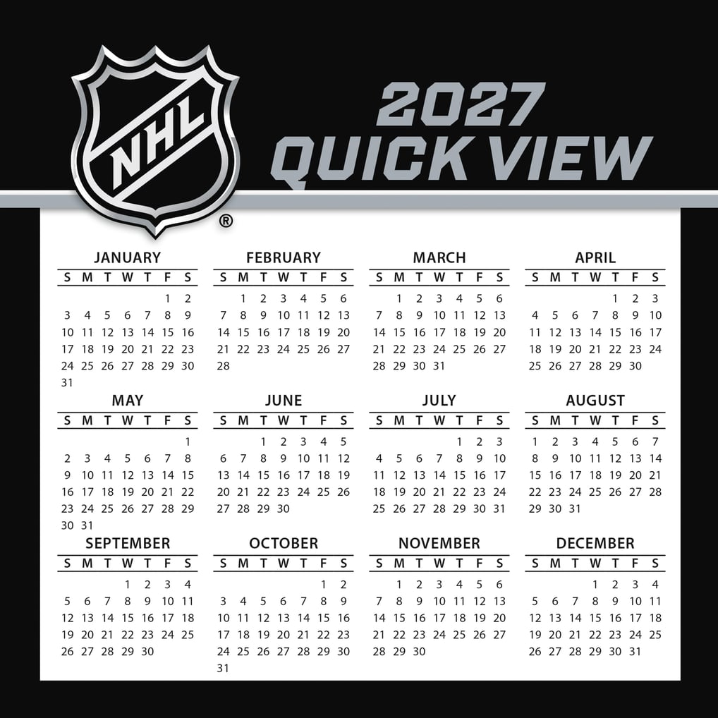 NHL Multi-Team 2027 Box Calendar