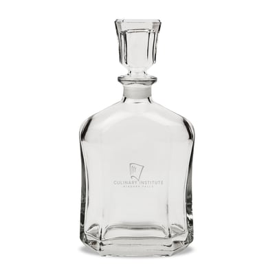 Niagara Falls Culinary Institute Team Design 23.75oz. Crystal Whiskey Decanter
