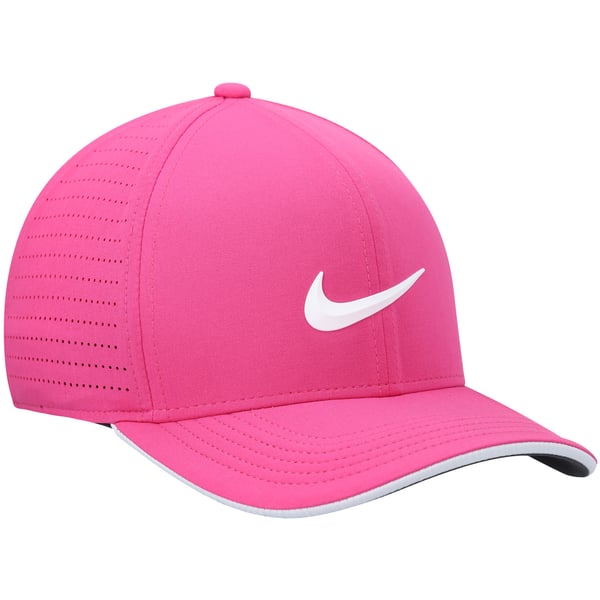 Nike Golf Aerobill Classic99 Performance Fitted Hat - Pink display picture 1