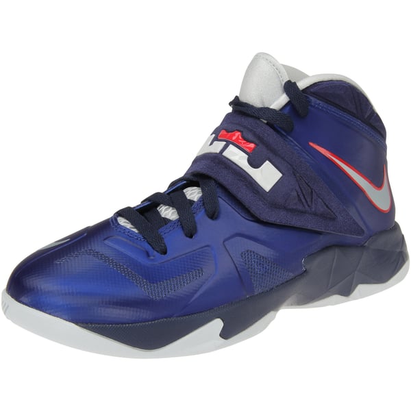 Nike Youth Lebron Zoom Soldier VII Basketball Shoes - Deep  display picture 3