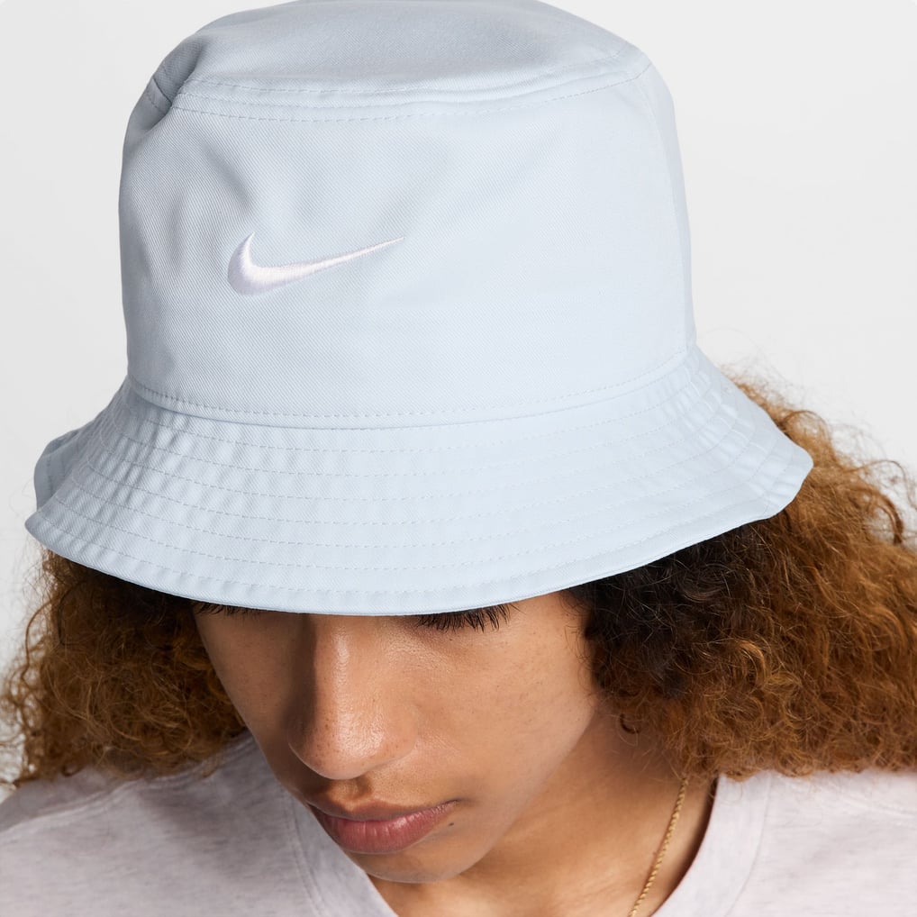Nike Light Blue Embroidered Swoosh Bucket Hat Nike Apex Swoosh Bucket Hat – DTLR main image 4