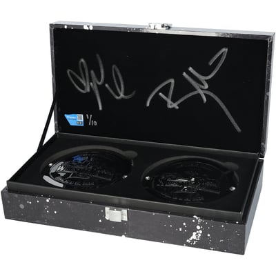 Nikki & Brie Bella WWE Autographed WrestleMania 42 Side Plate Set In Gift Box - Limited Edition of #1/10