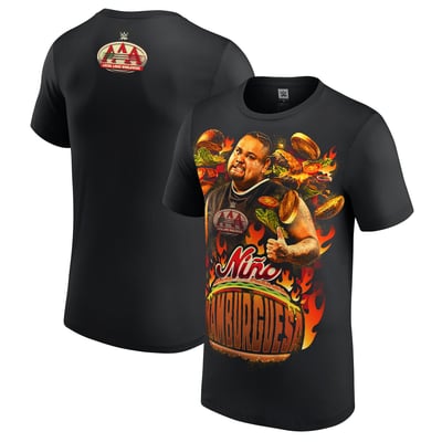 Niño Hamburguesa AAA Return Photo T-Shirt - Black
