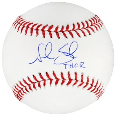 Noah Syndergaard Cleveland Guardians Fanatics Authentic Autographed Baseball with "Thor" Inscription