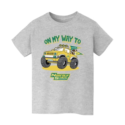 Norfolk State Spartans Vive La Fete Youth On My Way T-Shirt - Gray