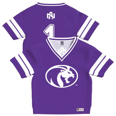 North Alabama Lions GameDay Greats Infant Lightweight Collegiate Football Fashion Jersey - Purple