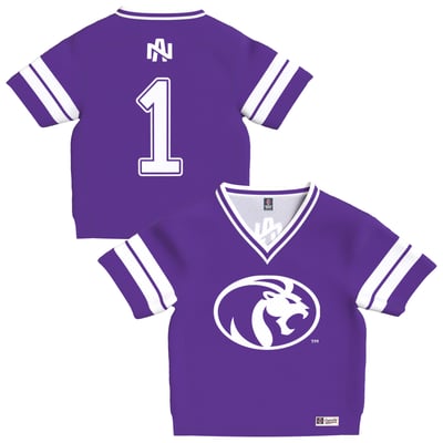 North Alabama Lions GameDay Greats Toddler Lightweight Collegiate Football Fashion Jersey - Purple
