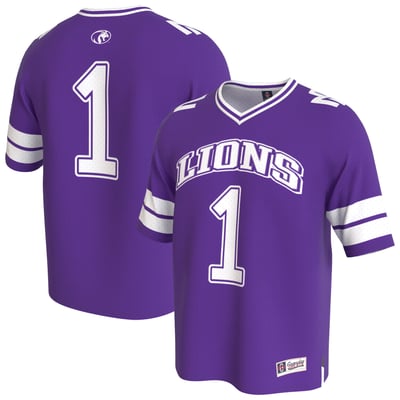 North Alabama Lions GameDay Greats Youth Lightweight Collegiate Football Fashion Jersey - Purple