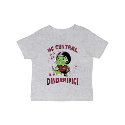 North Carolina Central Eagles Vive La Fete Infant Dinorrific T-Shirt - Gray