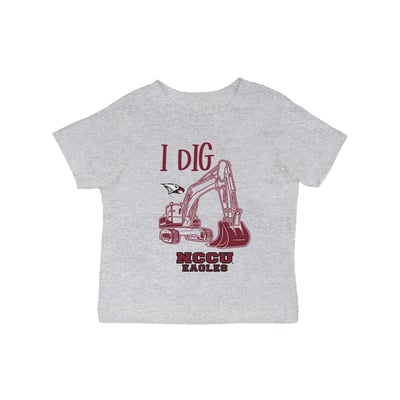 North Carolina Central Eagles Vive La Fete Infant Excavator T-Shirt - Gray