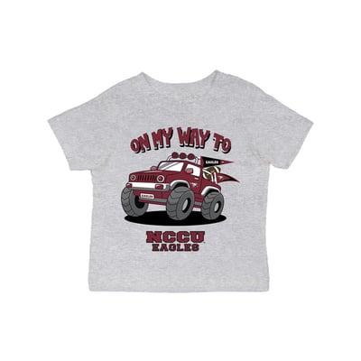 North Carolina Central Eagles Vive La Fete Infant On My Way T-Shirt - Gray