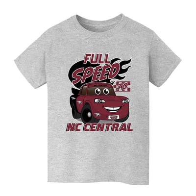  North Carolina Central Eagles Vive La Fete Youth Full Speed T-Shirt - Gray