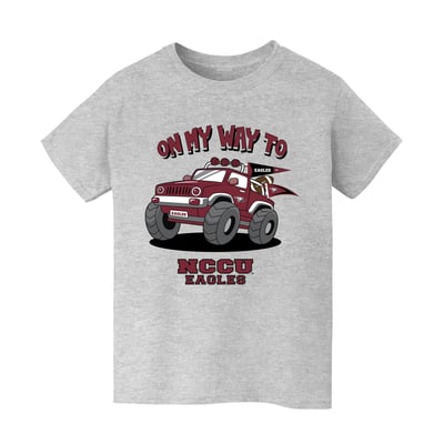 North Carolina Central Eagles Vive La Fete Youth On My Way T-Shirt - Gray