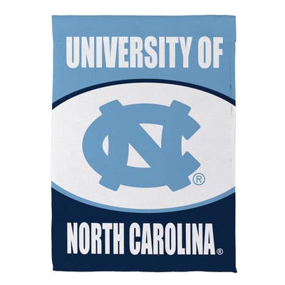  North Carolina Tar Heels 29" x 43" Scoped Logo Double-Sided Suede House Flag