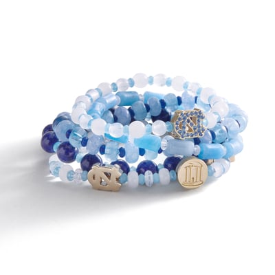 North Carolina Tar Heels BaubleBar Five-Piece Bracelet Set